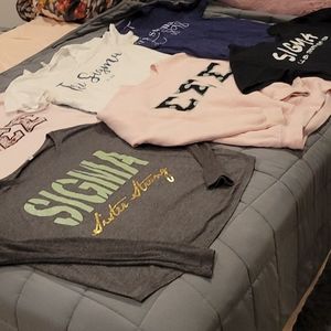 Lot of 6 sigma sigma sigma shirts